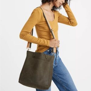 Madewell Medium Transport Tote Nubuck Leather